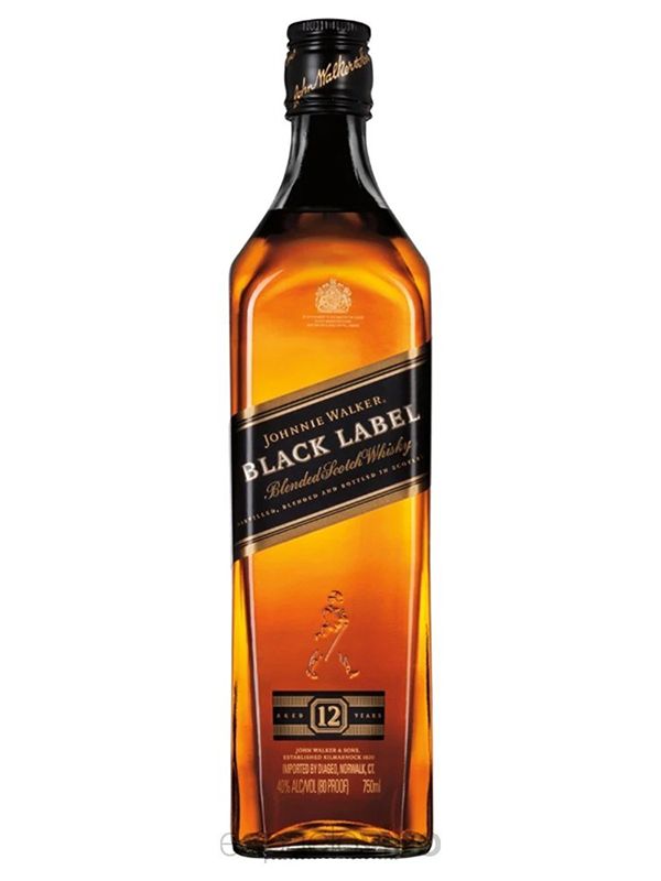 Whisky Johnnie Walker Black Label 750ML