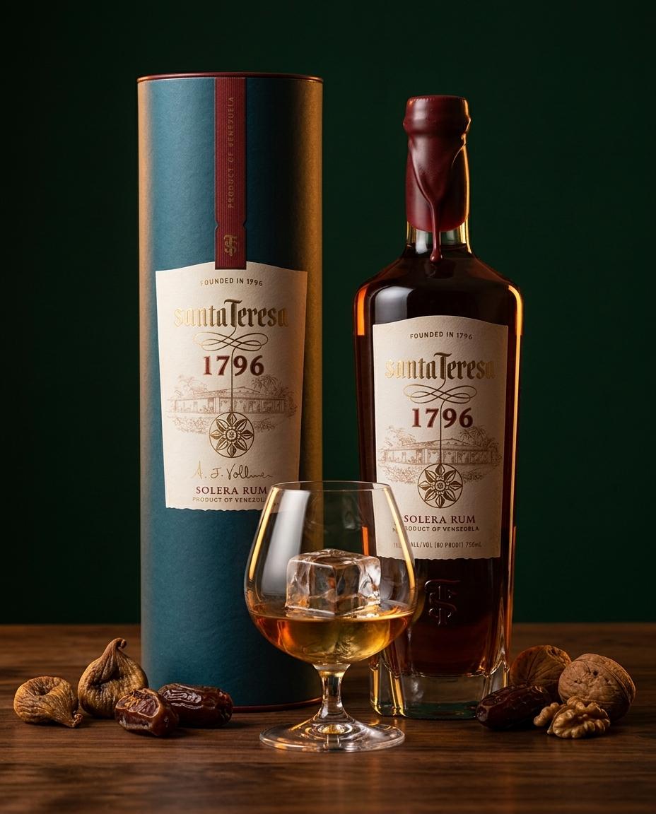 Botella de Ron Santa Teresa 1796 Solera